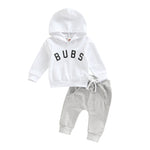Boys' Letter Printed Hoodie Trousers Suit - Cindi Book