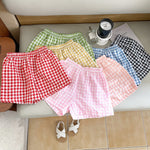 Fashion Personality Girls' Shorts Versatile Lattice - Cindi Book