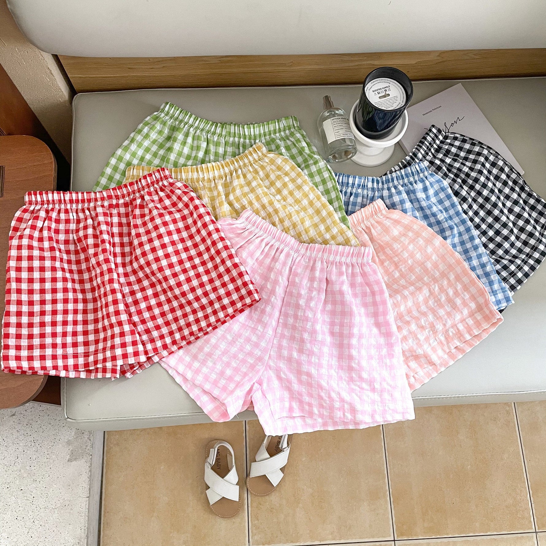 Fashion Personality Girls' Shorts Versatile Lattice - Cindi Book
