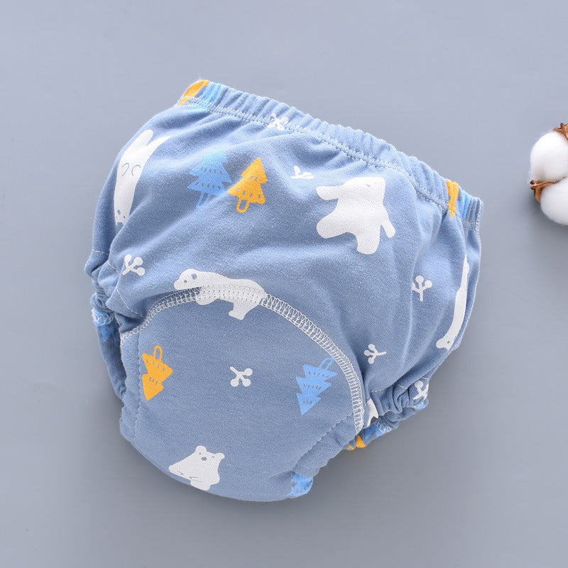 Baby Training Pants Washable 6-layer Gauze Diaper Cover Learning - Cindi Book