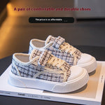 Children's Canvas Soft Bottom Casual Sports Skate Shoes - Cindi Book