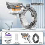 New Shark Electric Water Gun Toys Fully Automatic Continuous Fire Water Gun Large Capacity Beach Summer Children's Water Playing Toys - Cindi Book