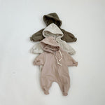 Long Sleeved Hoodie With Zipper For Baby Jumpsuit - Cindi Book
