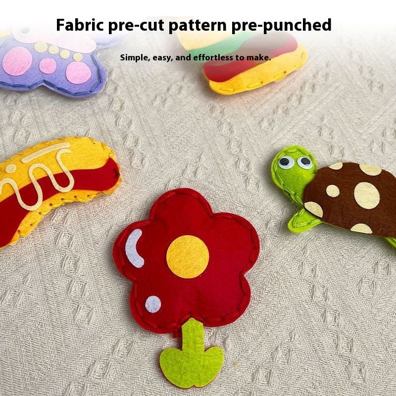 Children's Sewing Fun Toy Baby Handmade Cute Doll Pendant - Cindi Book