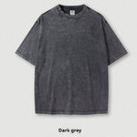 Washed Round Neck Short Sleeve Batik Children's T-shirt - Cindi Book