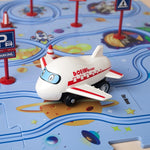 Children Puzzle Electric Railroad Speeder DIY Assembly Electric Car Automatic Rail City Scene Construction Education Toy Gift - Cindi Book