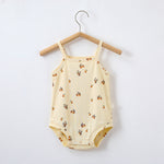 Summer Ins Style Baby Sling Cotton Printed Romper - Cindi Book