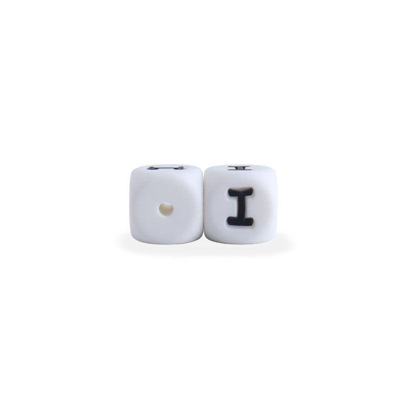 12mm Baby Products 26 Silicone English Alphabet Beads Teeth Accessories - Cindi Book