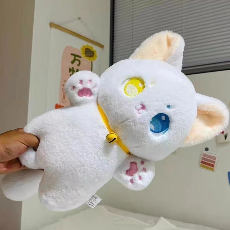 Cute Black And White Cat Doll Plush Toys - Cindi Book