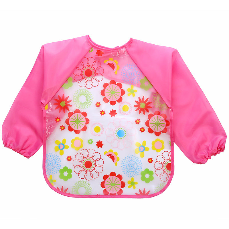 Children's Gown Long Sleeve Kids Waterproof Meal Baby Apron Painting Clothes Bib Protective Clothing - Cindi Book