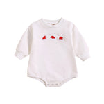 New Baby Printed Christmas Hat Cartoon Jumpsuit - Cindi Book