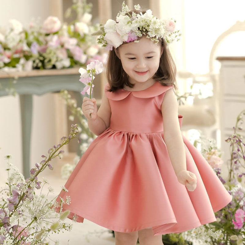 Summer Puffy Yarn Western-style Dress Female Baby One-year-old Dress Birthday Flower Girl Children's Skirt - Cindi Book