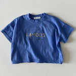 Letter Crew Neck Short Sleeve Simple - Cindi Book