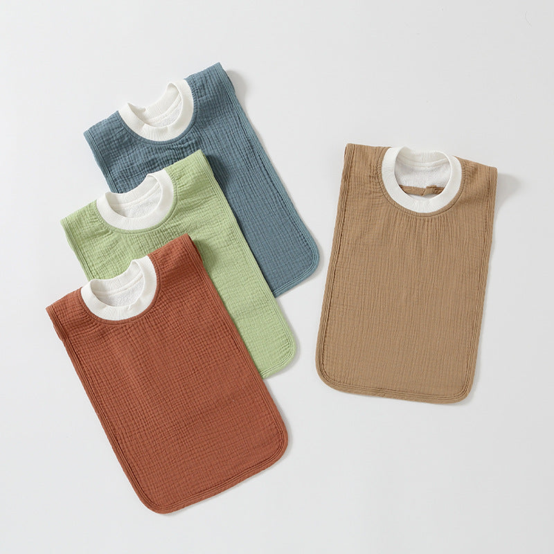 Large Childrens Washcloth Bib That Resists Stains - Cindi Book