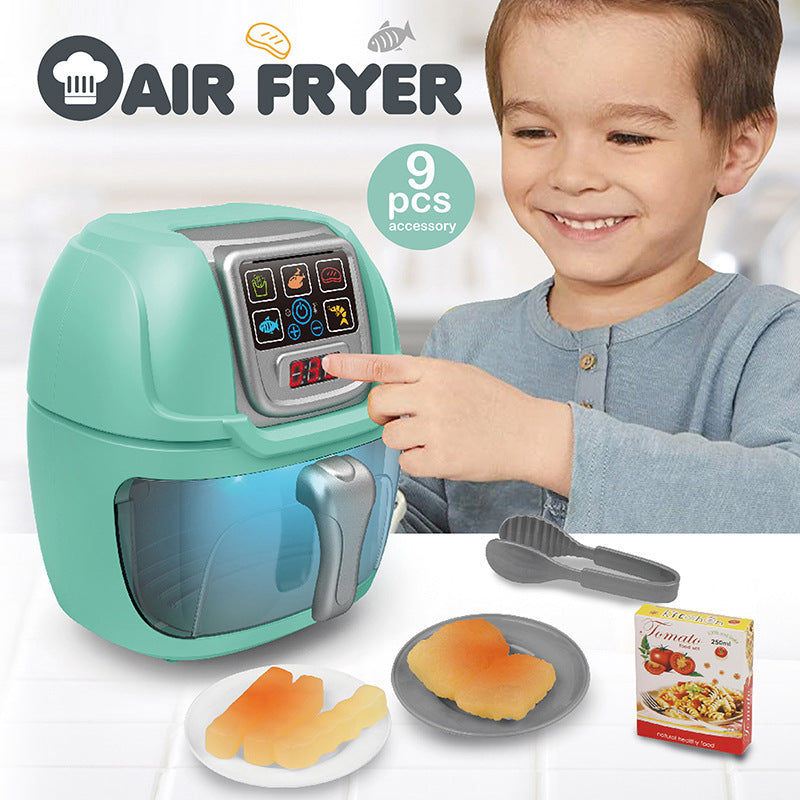 New Children Play House Kitchen Simulation Toy Air Fryer - Cindi Book