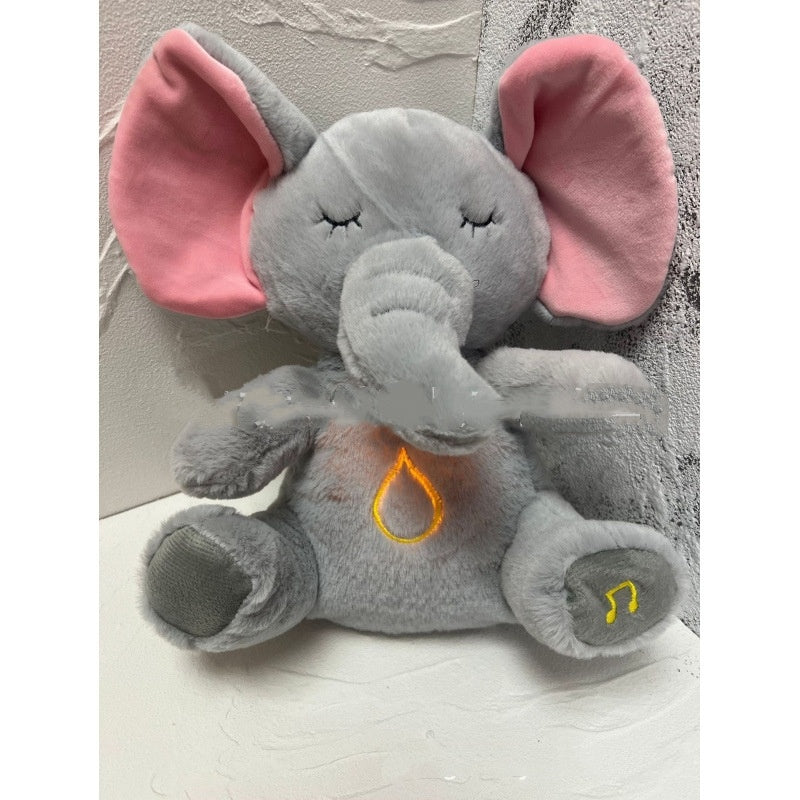 Breathing Rabbit Soothing Sensory Plush Toy With Relieve Anxiety Bunny Comforter Breathes For Newborn Conciliate Baby - Cindi Book