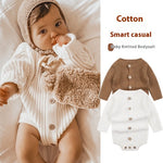 Knitted Sweater Baby Bodysuit One-piece Baby Wear - Cindi Book