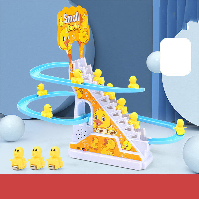 Little Duck Climbing Stairs Toy  Little Penguin Automatic Ladder Light - Cindi Book