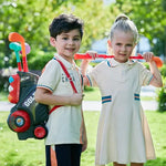 Children's Trolley Box Golf Toy Club Suit Educational Indoor Outdoor Sports Game - Cindi Book