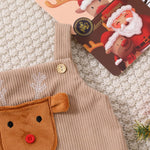 Santa Claus Christmas Tree Girls' Christmas Triangle Rompers - Cindi Book