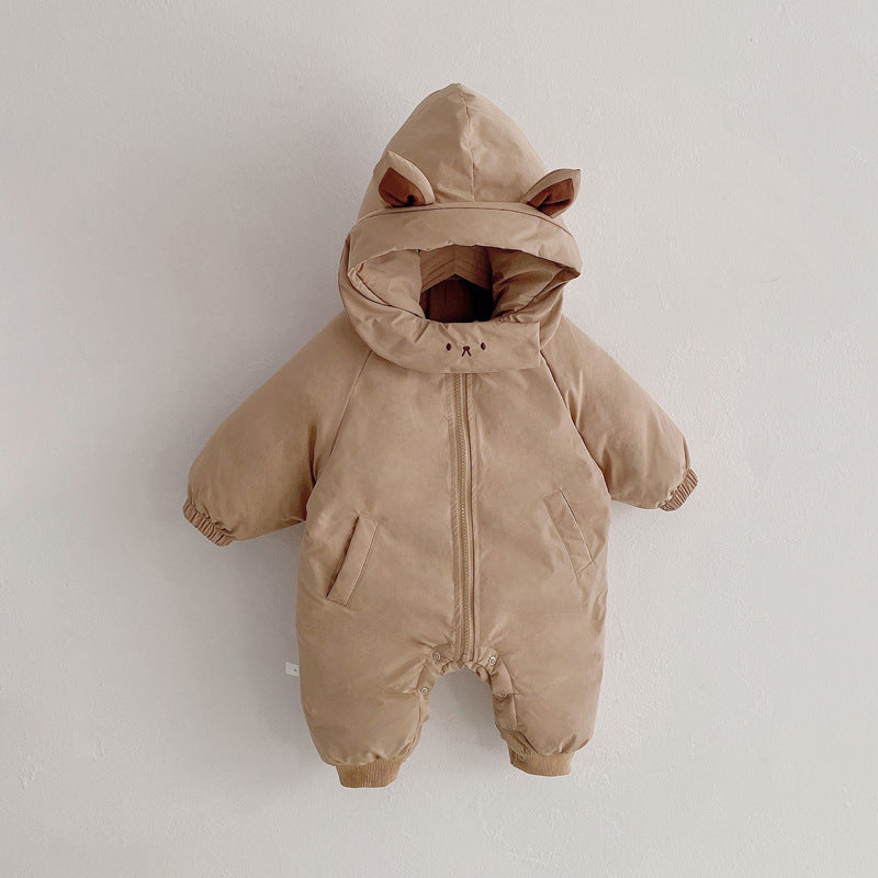 Baby Jumpsuit Baby Thick Winter Clothes - Cindi Book