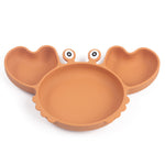 Silicone Split Cutlery Crab Plate For Infants - Cindi Book