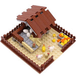 MOC Small Particle Building Blocks Animal Farm Scene Dispersion Accessories Suit - Cindi Book