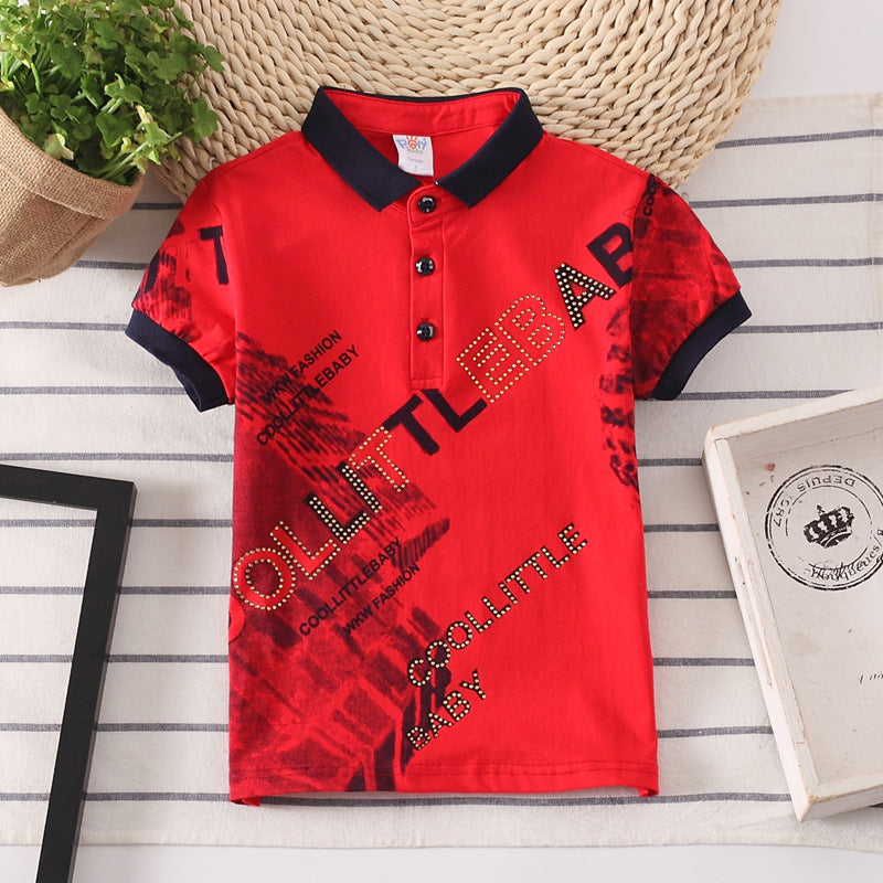 Kids Shirt Boys Tops Children Outfit Apparel