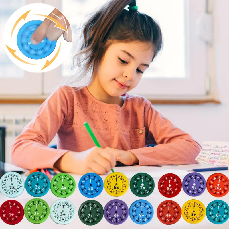 Math Fidget Spinners Fingertip Math Puzzle Toys Math Games Math Operations Decompression Games Desktop Math Multiplication Games - Cindi Book