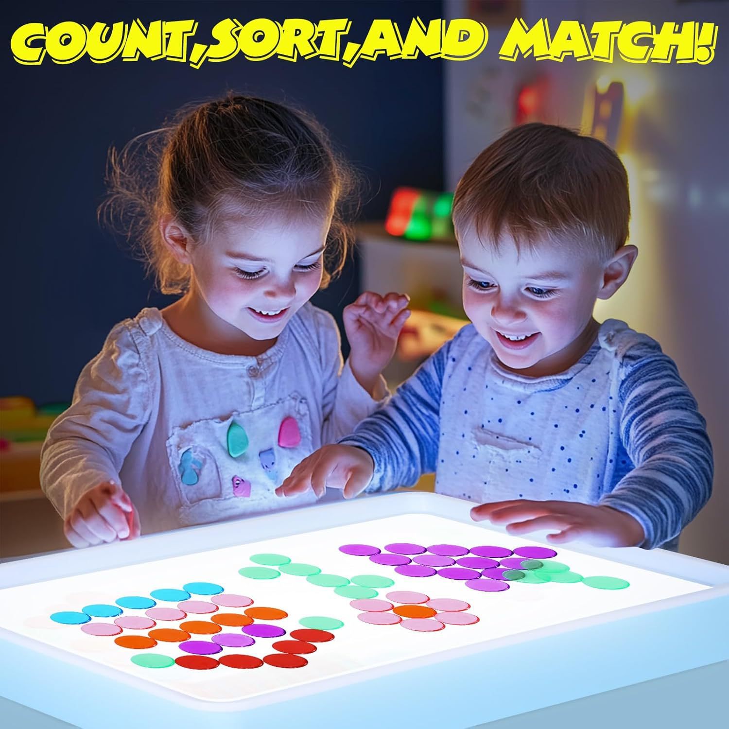 26 English Letters Photosensitive Table Preschool Education Toys - Cindi Book