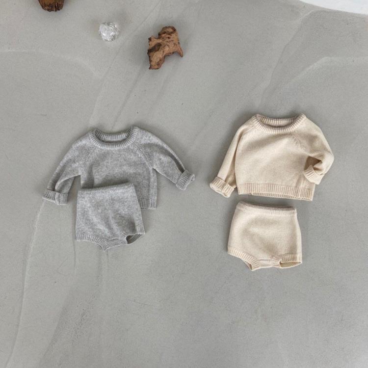 Baby Sweater Top Shorts Suit - Cindi Book