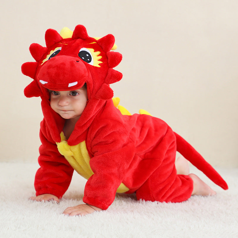 Flannel Animal Onesie For Kids - Cindi Book