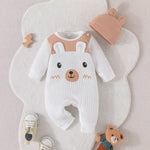 Long Sleeve Jumpsuit Hat Jumpsuit Children's Clothing - Cindi Book