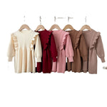 Cotton Wool Woven Autumn And Winter Thermal Dress - Cindi Book