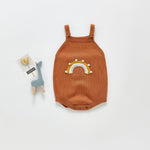 New Baby Girl Baby Knitted Strap Jumper - Cindi Book