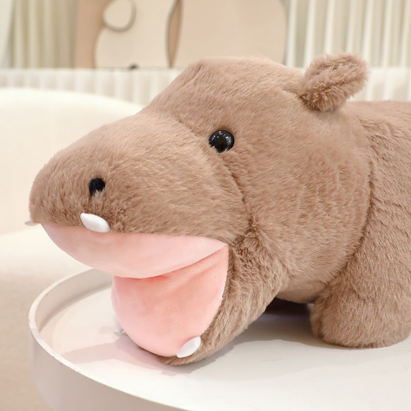 Cute Fat Hippo Plush Doll Doll Pillow Cushion - Cindi Book