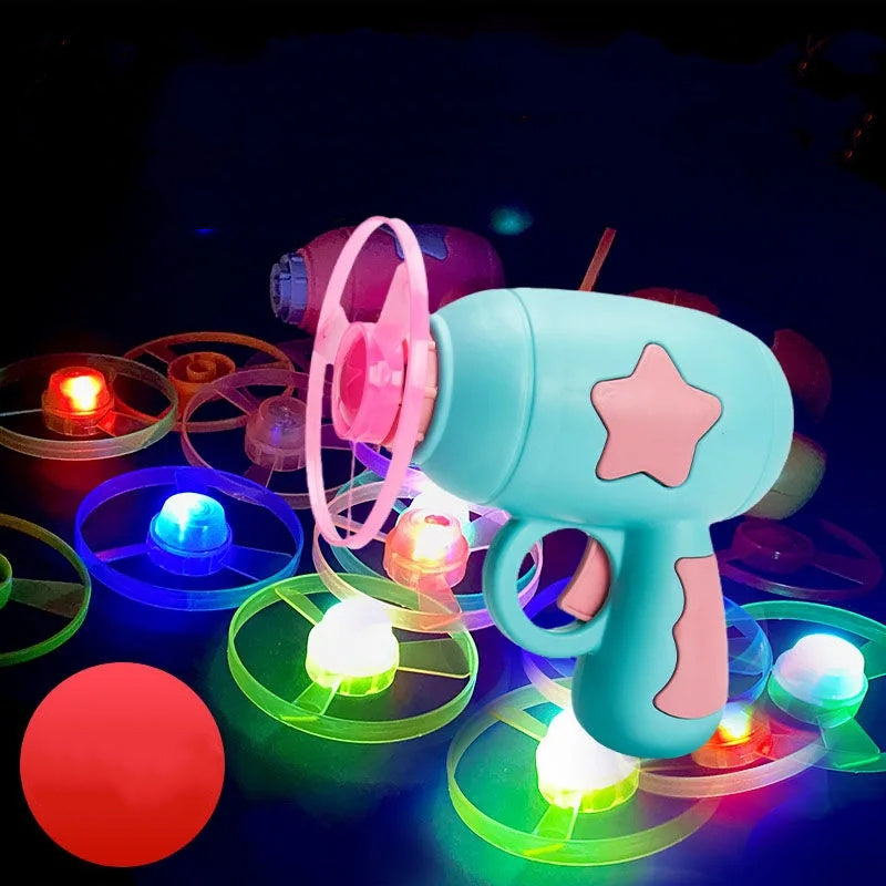 Pet Toy Dog Cat LED Light Toy Luminous Children's Party Toy Bamboo Dragonfly Toy Training Toy Pet Throw Launcher - Cindi Book