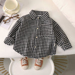 Spring And Autumn Children's Clothing Children's Casual Plaid Shirt - Cindi Book