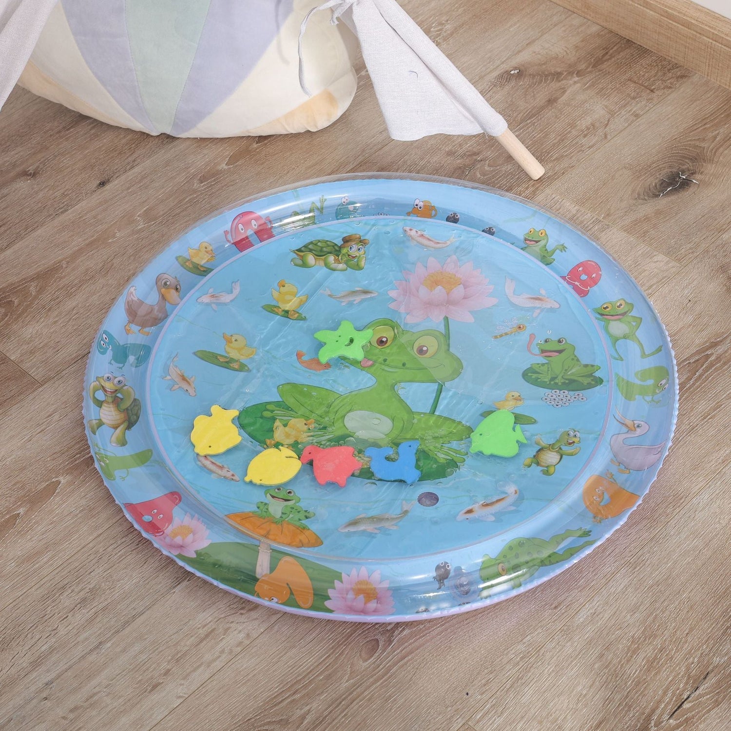 Children's Inflatable Marine Animal Racket Water Cushion Baby Crawling Racket Water Bag Racket Water Cushion Climbing Pad - Cindi Book