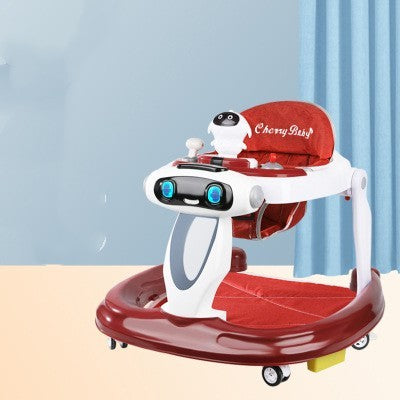 Baby Walker Anti-O-leg Baby Children's Multi-functional Anti-rollover Walker - Cindi Book