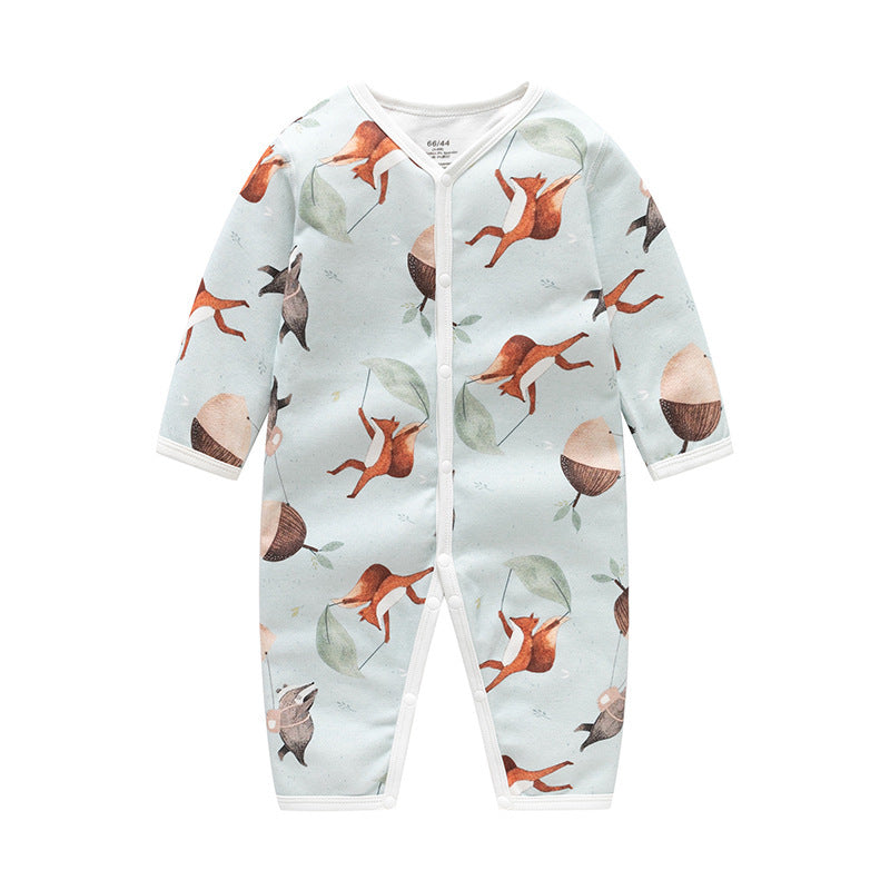 Spring And Autumn Baby Rompers Baby Bodysuit Baby Clothes - Cindi Book