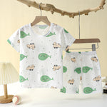 Children's Loungewear Pajamas Pure Cotton Underwear Set - Cindi Book