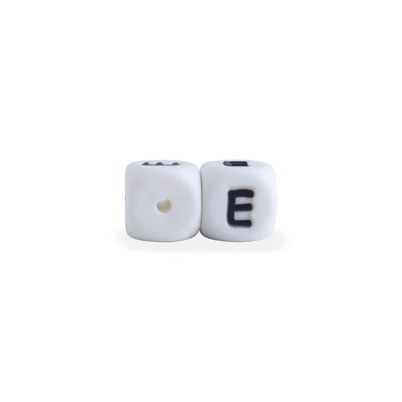 12mm Baby Products 26 Silicone English Alphabet Beads Teeth Accessories - Cindi Book