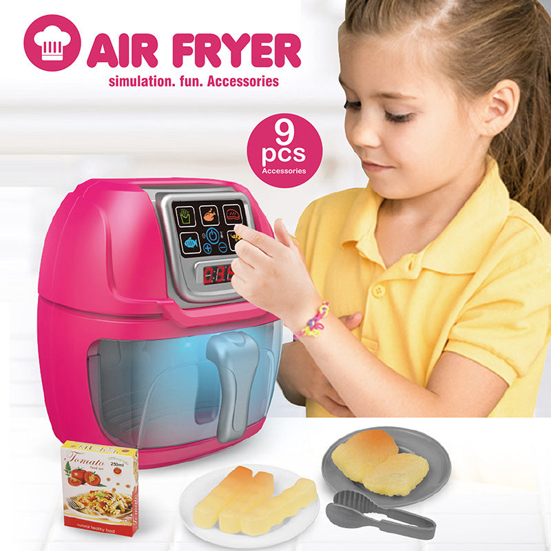 New Children Play House Kitchen Simulation Toy Air Fryer - Cindi Book