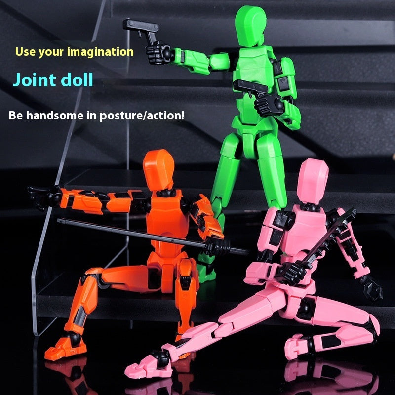 Updated and Hot-Sale Multi-Jointed Movable Shapeshift Robot 3D Printed Mannequin Dummy Action Model Doll Toy Kids Gift