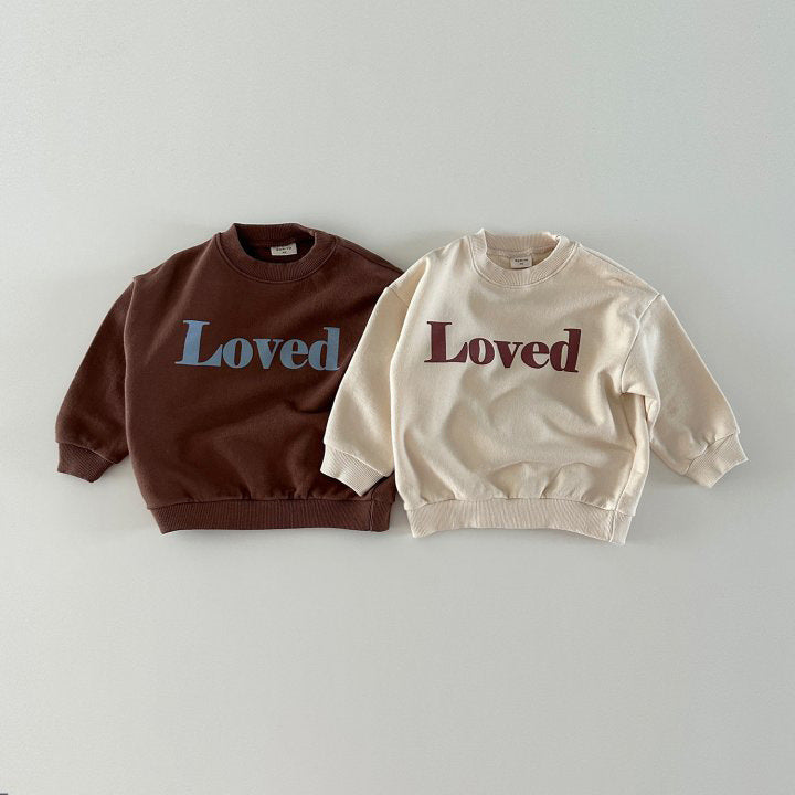 Children Comfortable Letter Crew Neck Top - Cindi Book