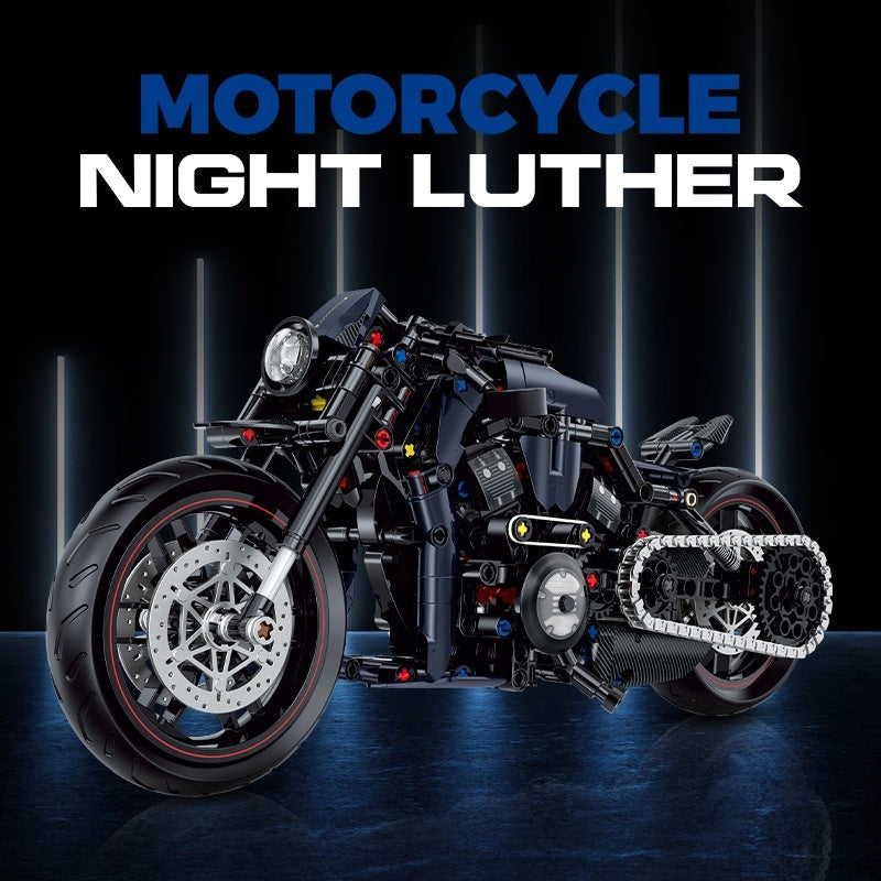 Building Blocks Motorcycle Toy Model Table Ornaments - Cindi Book