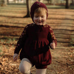 Baby Embroidery Long Sleeve Butt Wrap Clothes Wool - Cindi Book