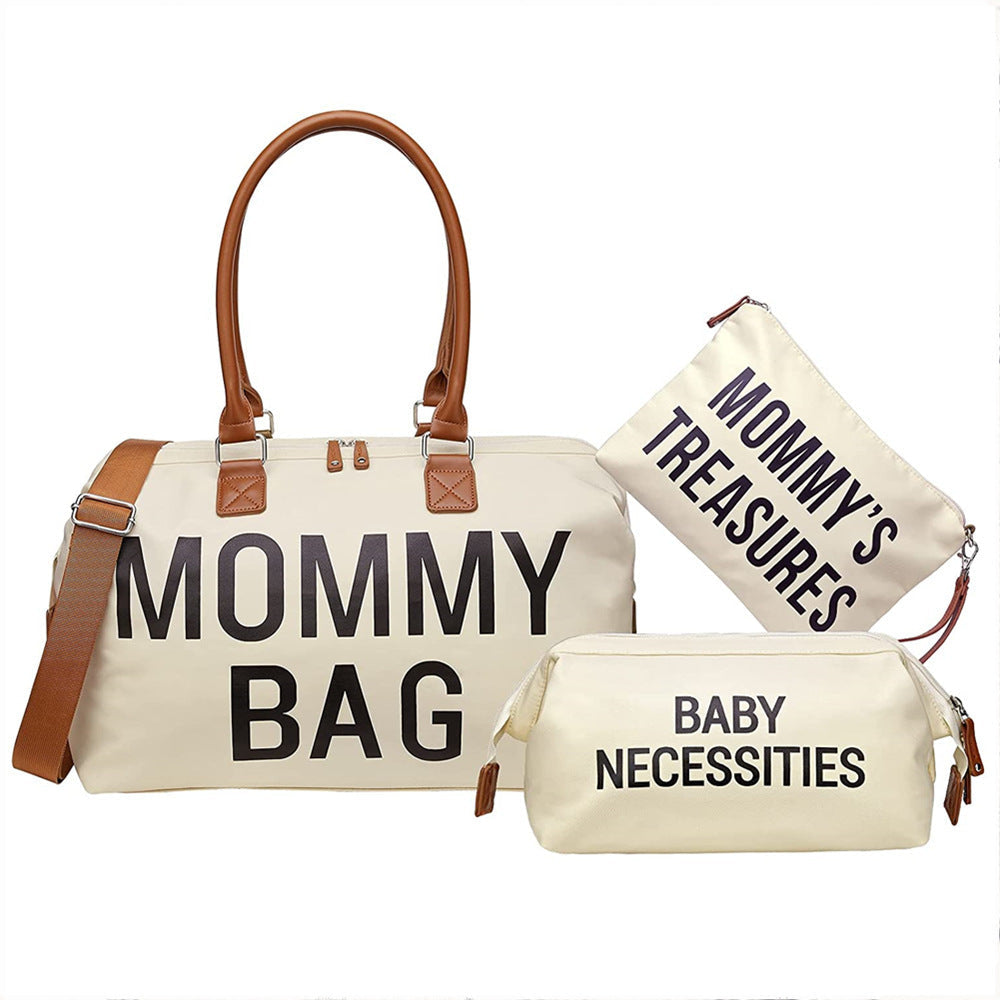 3-piece Portable Bag Set For Moms On Trips - Cindi Book