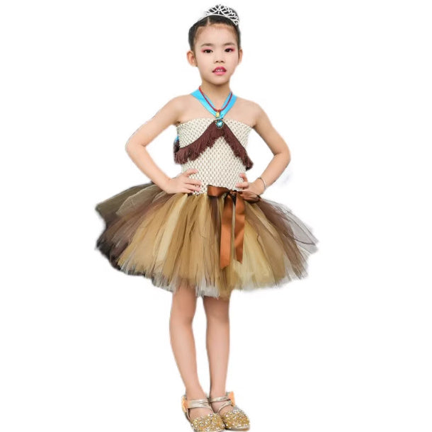 Children's Ocean Style Princess Dress - Cindi Book